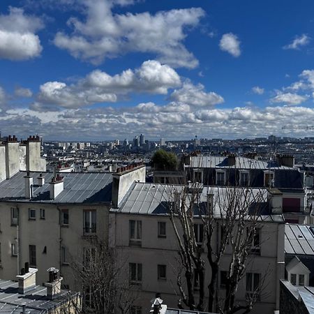 Spacieux Appartement A 50M Du Sacre Coeur - Magnifique Vue Paris Exterior photo